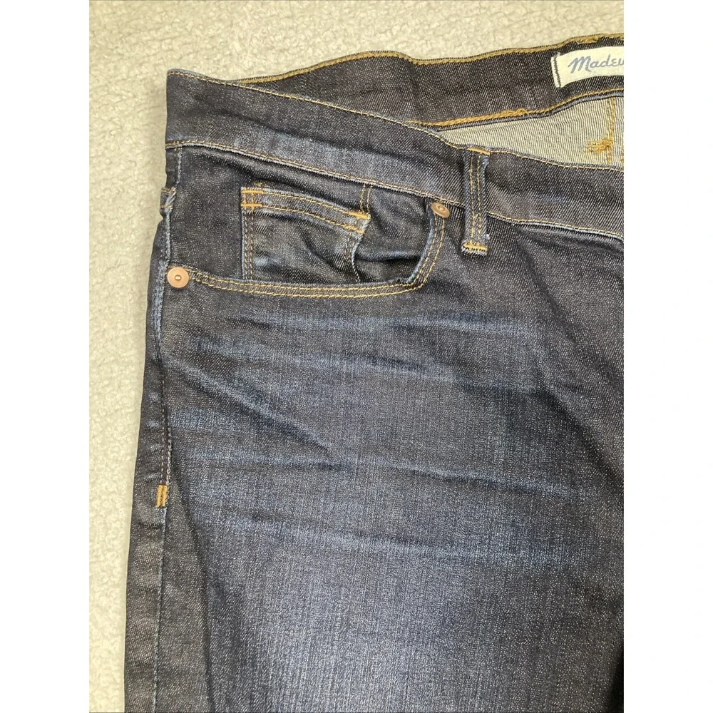 Madewell Jeans‎ Women's 32* Blue Mid Rise Tapered Stretch American Comfort Denim